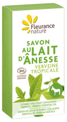 Fleurance Nature Donkey Milk Soap Tropical Verbena Organic 100g