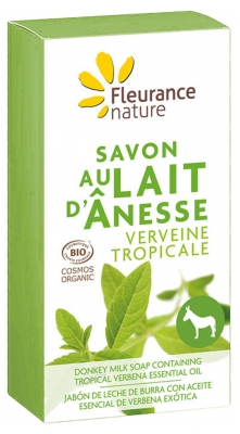 Fleurance Nature Săpun Lapte de Măgar Verbina Tropicală Bio 100 g