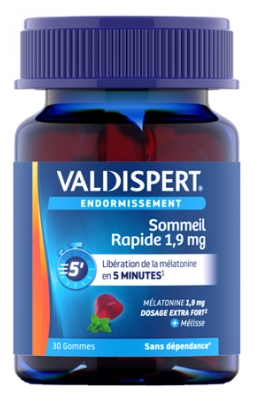 Valdispert Sommeil Rapide 1,9 mg 30 Gummies