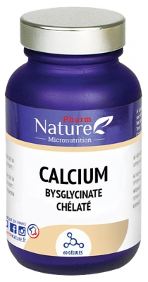 Pharm Nature Calcium Bisglycinate Chélaté 60 Gélules