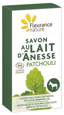 Fleurance Nature Åsneljölk Tvål Patchouli Bio 100 g