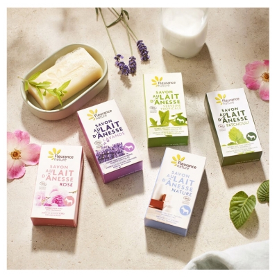 Fleurance Nature Seife Eselinnenmilch Patchouli Bio 100 g