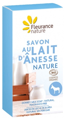 Fleurance Nature Dabīgās Bioloģiskā Ēzeļu Piena Ziepes 100 g
