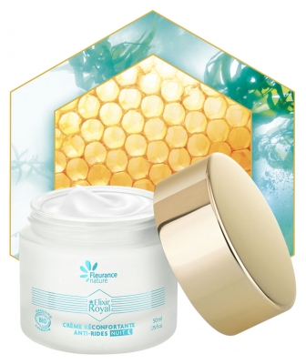 Fleurance Nature Elisir Reale Crema Notte Antirughe Confortante Bio 50 ml