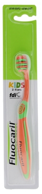 Fluocaril Kids Toothbrush 2-6 Years Extra-Supple - Colour: Orange and Green