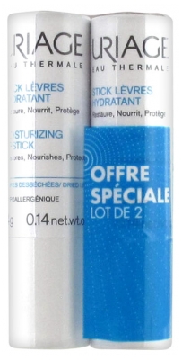Uriage Hydraterende Lip Stick Set van 2 x 4 g