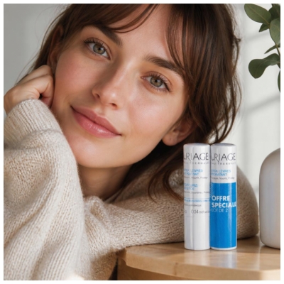 Uriage Stick Lèvres Hydratant Lot de 2 x 4 g