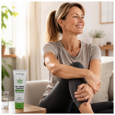 Granions Gel-Crème Confort CBD Effet Chauffant 75 ml