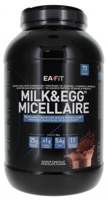 Eafit Muscle Construction Milk & Egg 95 Micellar 2.2kg - Taste: Chocolate