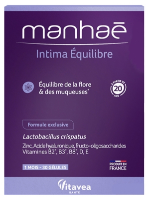 Vitavea Manhaé Intima Equilibre 15+ 30 Capsule