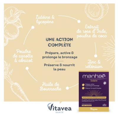 Vitavea Manhaé Solaire 60 Gélules