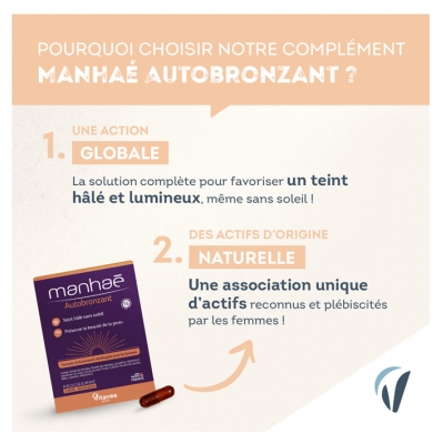 Vitavea Manhaé Autobronzant 60 Gélules