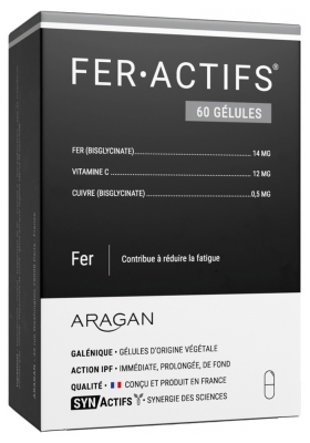 Aragan Synactifs FerActifs 60 Capsules
