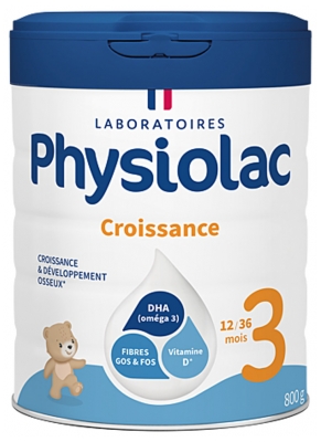 Physiolac Croissance 3 12 à 36 Mois 800 g