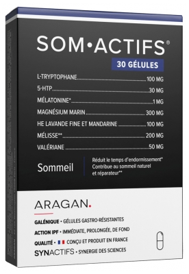 Aragan Synactifs SomActifs 30 Gélules