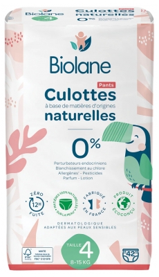 Biolane Natural Panties Size 4 (8-15 kg)