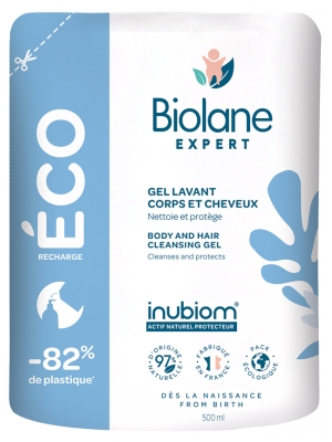 Biolane Expert Hair and Body Wash Eco-Refill 500 ml