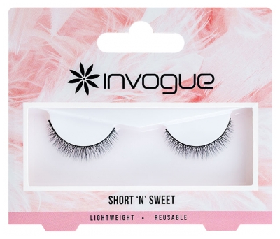 Invogue Falsche Wimpern Short'N'Sweet 1 Paar