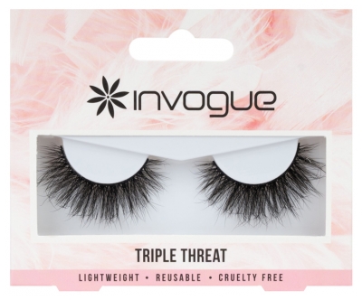 Invogue False Lashes Triple Threat 1 Para