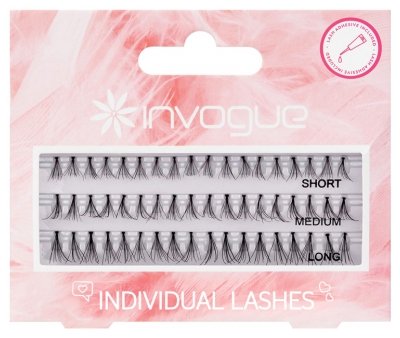 Invogue Pestañas Postizas Individuales 3 Longitudes 54 Unidades