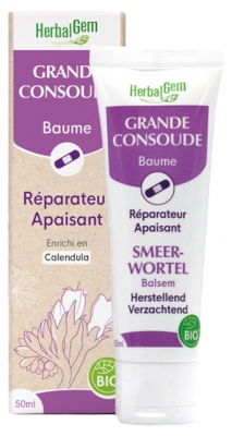 HerbalGem Großer Beinwell Bio Beruhigender Balsam 50 ml
