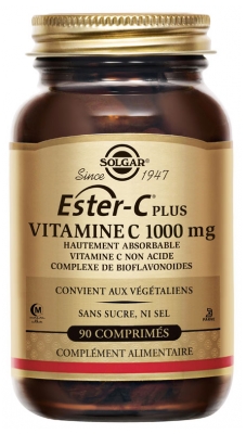 Solgar Ester-C Plus Vitamina C 1000 mg 90 Compresse