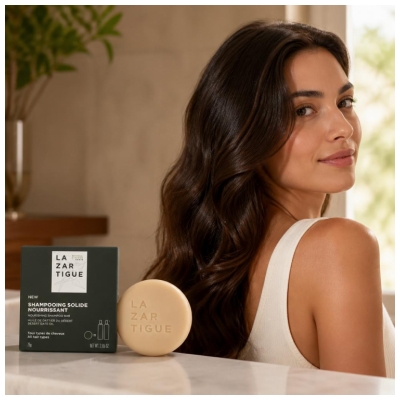 Vyživující tuhý šampon Lazartigue 75 g