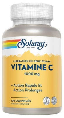 Solaray Vitamina C 1000 mg 100 Compresse