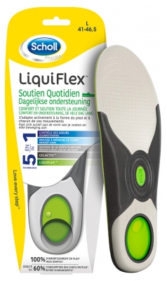 Scholl Sohlen Liquiflex Tägliche Unterstützung 1 Paar - Größe: L