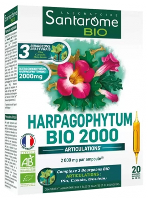 Santarome Organic Harpagophytum 2000 20 Phials