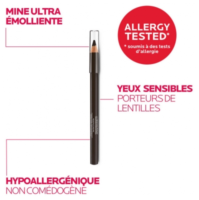 La Roche-Posay Tolériane Crayon Bois Couleur Intense - Couleur : Brun
