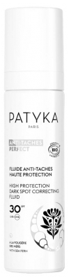 PATYKA Anti-Taches Perfect Fluide Anti-Taches Haute Protection SPF30 Bio 50 ml