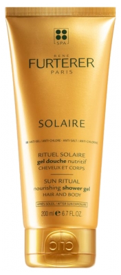 René Furterer Solaire Nährendes Duschgel für Haare und Körper 200 ml