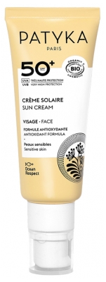 PATYKA Crème Solaire Visage SPF50+ Bio 40 ml