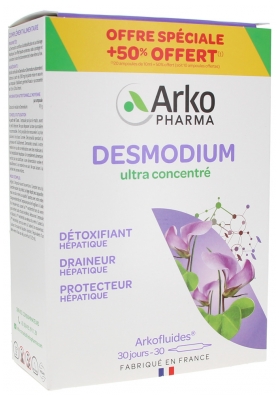 Arkopharma Arkofluides Desmodium 20 Ampoules + 10 Ampoules Offertes