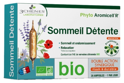 Les 3 Chênes Phyto Aromicell'R Sommeil Détente Organic 20 Fiolek