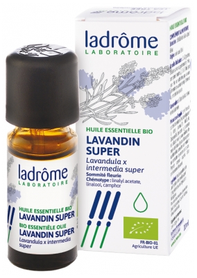 Ladrôme Lavandin Super Essential Oil (Lavandula x Intermedia Super) Organic 10 ml