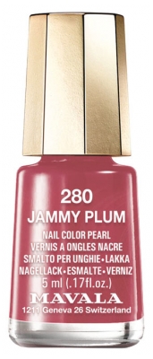 Mavala Mini Color Nail Polish Translucent 5ml - Colour: 280 Jammy Plum