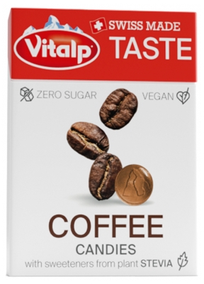 Vitalp Sokerittomat kovat pastillit Kahvi 25 g