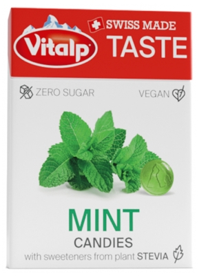 Vitalp Cukierki Miętowe bez Cukru 25 g