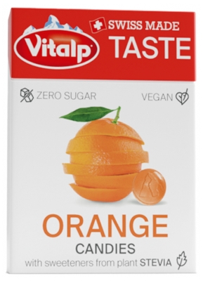 Vitalp Cukierki Pomarańczowe bez Cukru 25 g