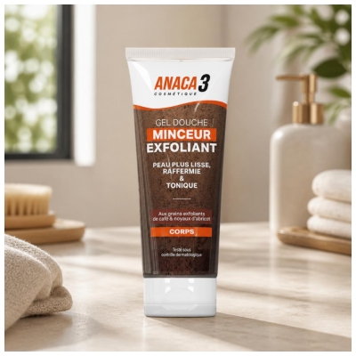 Anaca3 Exfoliační zeštíhlující sprchový gel 220 ml