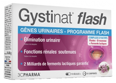 3C Pharma Gystinat Flash 10 Capsules + 10 Tablets