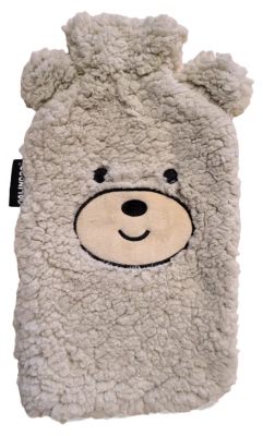 Bolsa de Água Quente Calindoo e a sua Capa de Urso 1,5 L - Cor: Bege escuro
