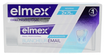 Elmex Émail Professional Blancheur-Émail Lot de 2 x 75 ml