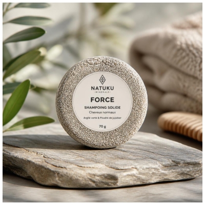Natuku Minerals FORCE Trdi šampon 70 g