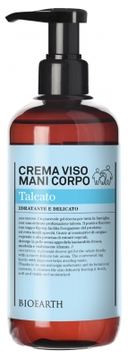 Bioearth Cremă Hidratantă Față și Corp cu Talc 500 ml