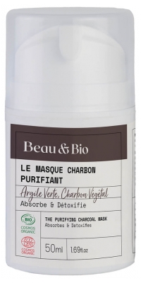 Beau & Bio Le Masque Charbon Purifiant Bio 50 ml