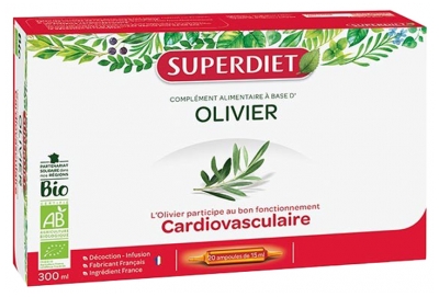 Superdiet Oliveira Bio 20 Ampolas