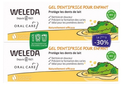 Weleda Gel de Dinți pentru Copii Set de 2 x 50 ml